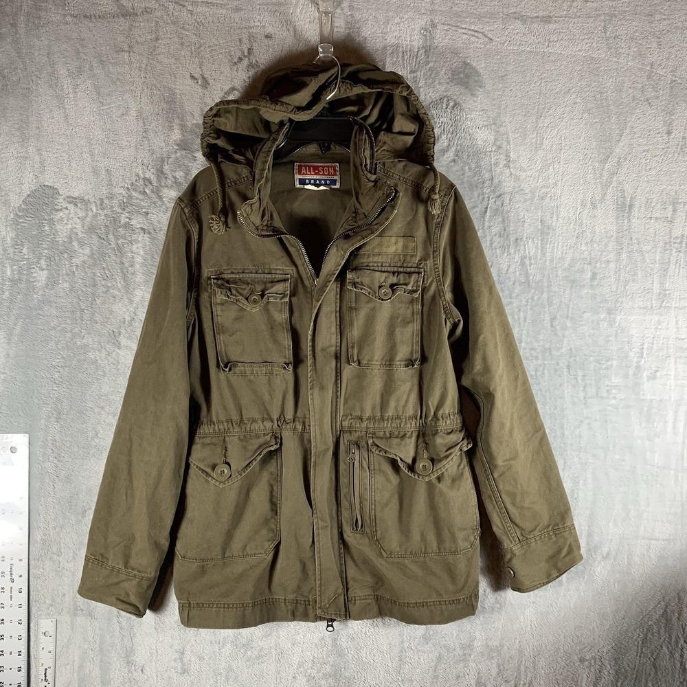 All-Son Surplus‎ Equipment Men's Jacket S Utility Military Green Chore Coat